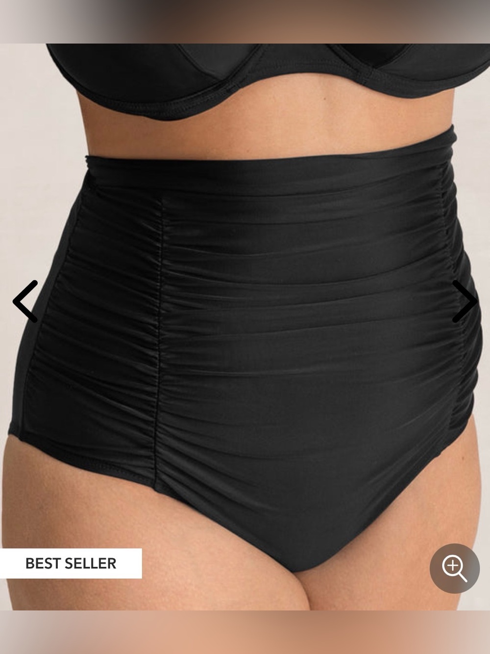 Shapermint High-Waist Black Ruched Shorts